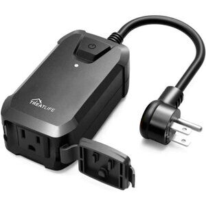 Smart Dimmer Plug Outdoor Smart Plug Works with Alexa and Google Home